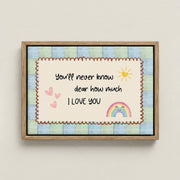 Cute Rainbow – Nursery & Kids Canvas Wall Art