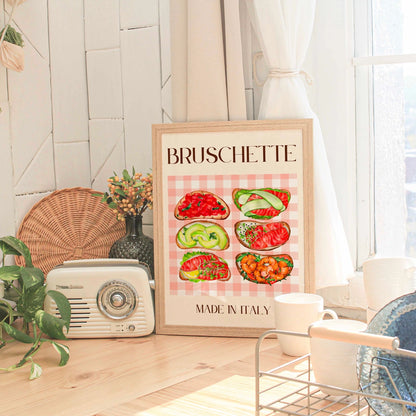 Bruschetta Wall Art – Italian Kitchen Decor