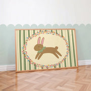 Whimsical Baby Bunny Decor – Décoration murale pour chambre de bébé et d’enfant