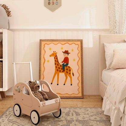 Cowboy Nursery Print