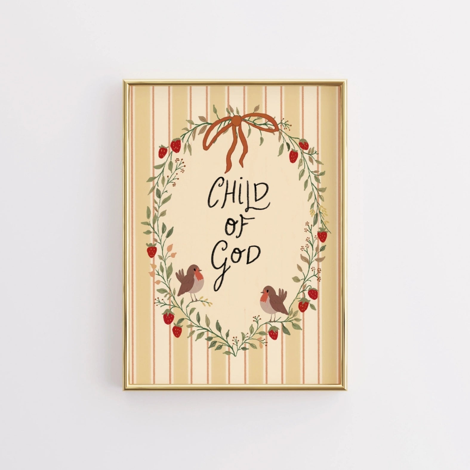 Décoration murale chrétienne pour chambre d'enfant « Enfant de Dieu »