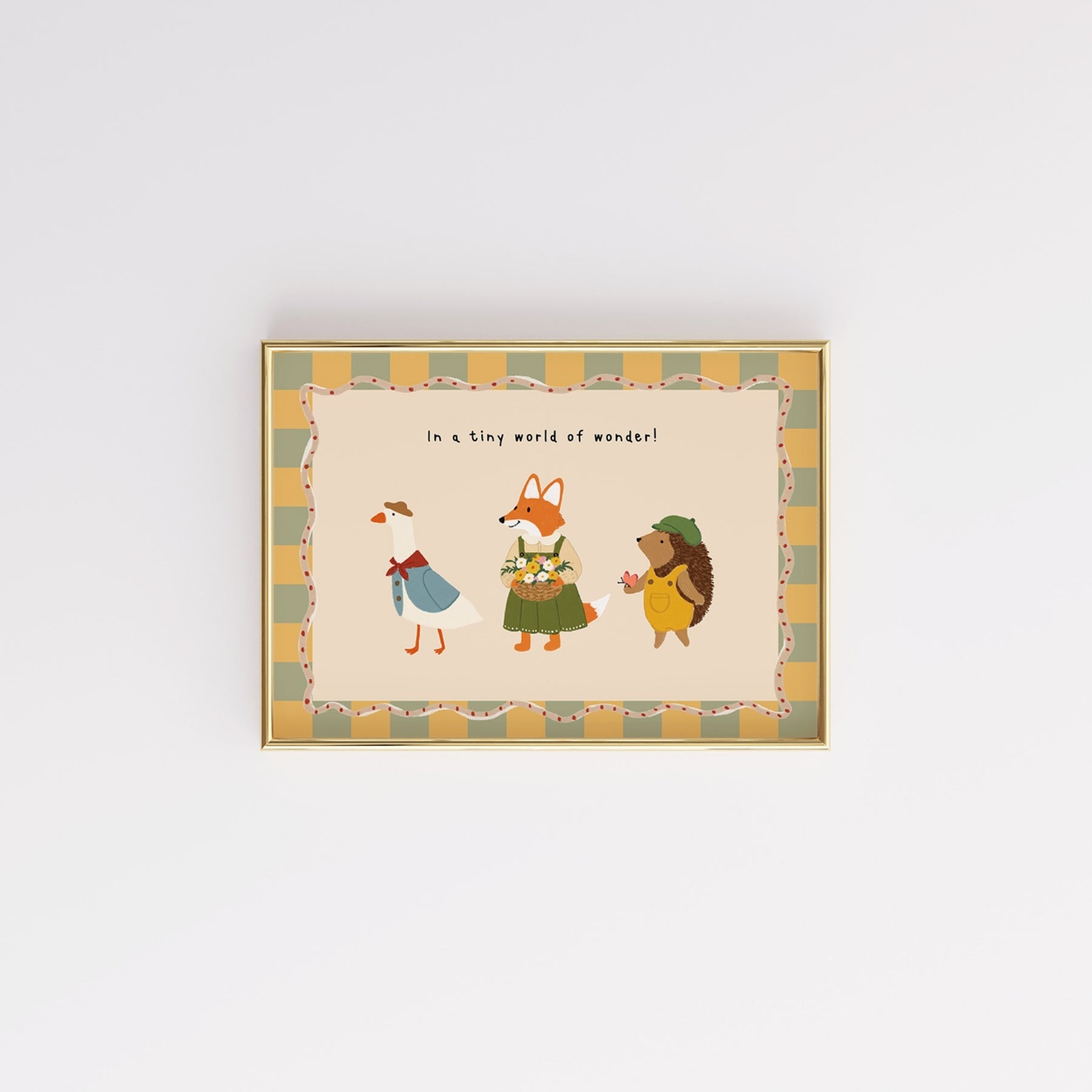 Stampa Animali del bosco per cameretta