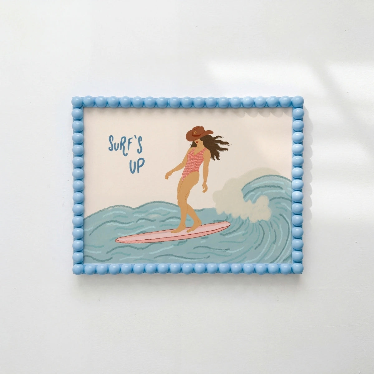 Lámina “Surf’s Up Cowgirl”