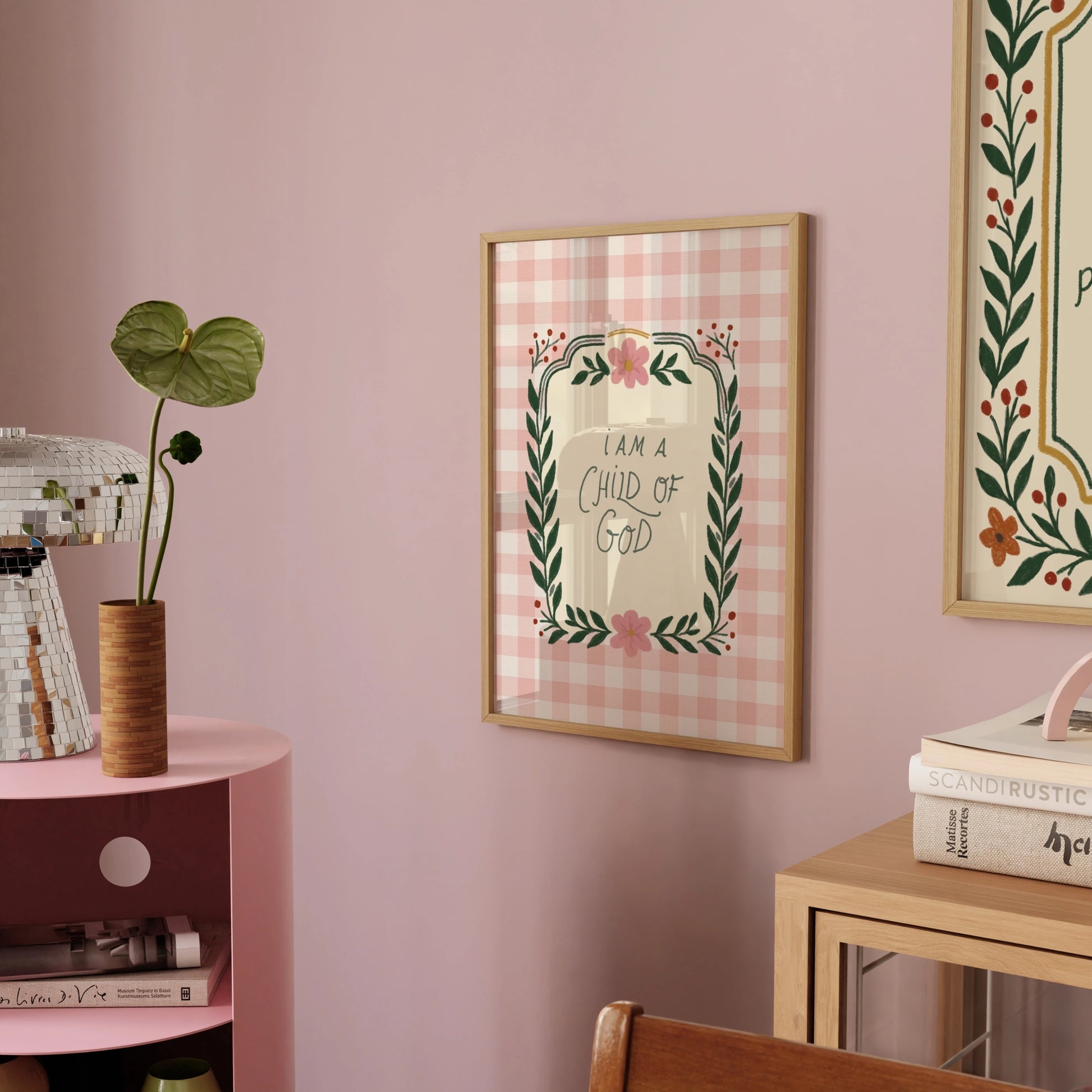 Decorazione della fede con versetto della Bibbia