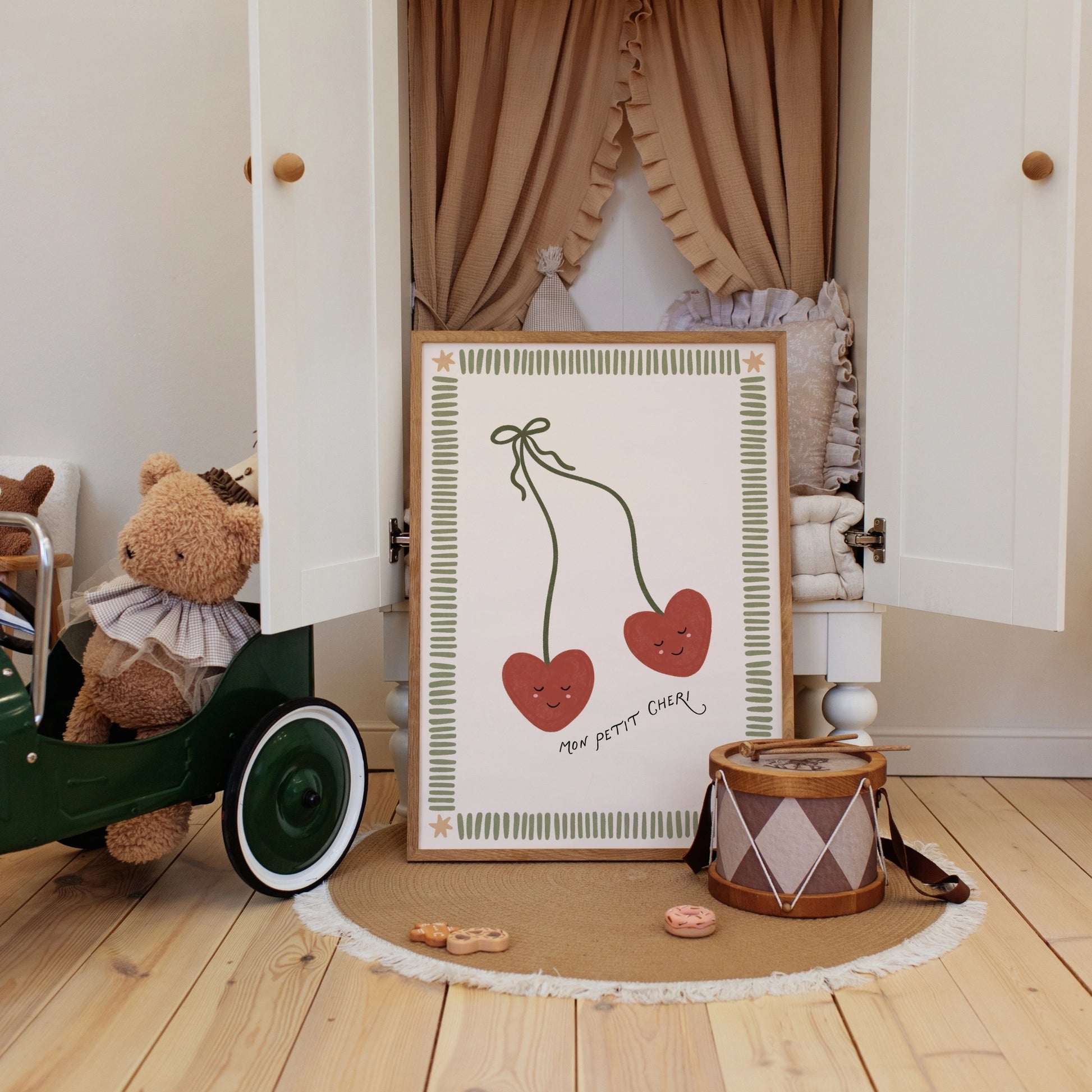 Cherry Nursery Wall Art