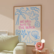 Hot Girls Beach – Coastal Wall Art
