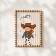 Howdy Cowboy - Nursery & Kids Wall Art