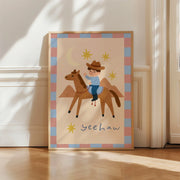Cowboy Moonlight Adventure – Nursery & Kids Wall Art