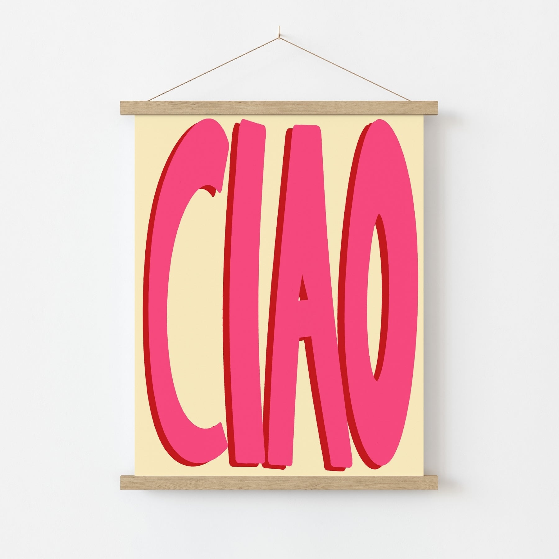 Ciao Wall Art – Bold Italian Poster
