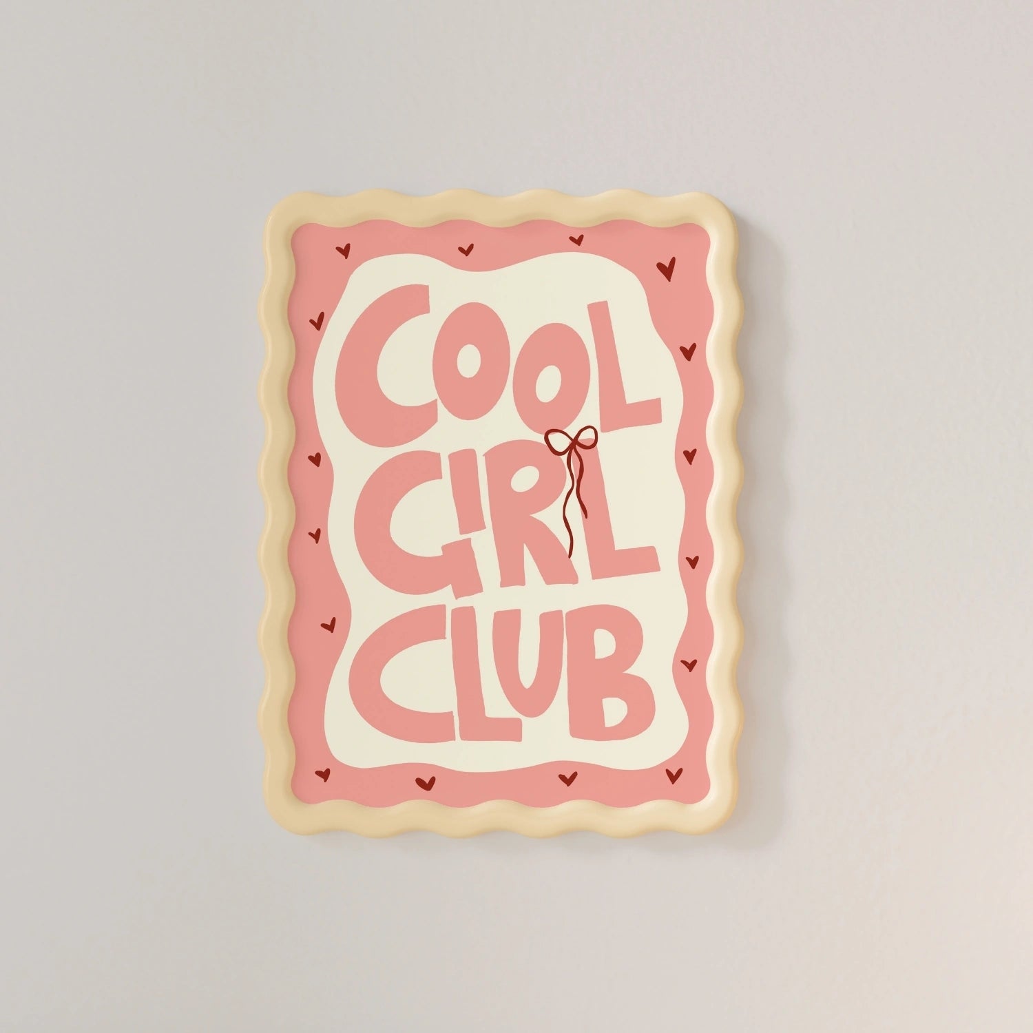 Cool Girl Club, Girls Room Decor