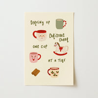 Christmas Cheer Coffee Mugs – Póster de Navidad