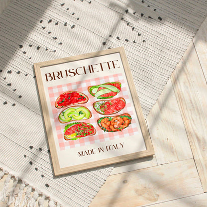 Bruschetta Wall Art – Italian Kitchen Decor
