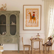 Cowboy Riding a Giraffe – Nursery & Kids Wall Art