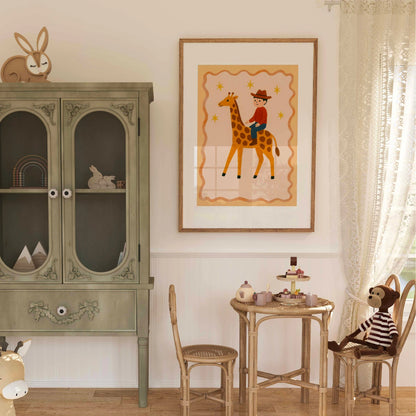 Cowboy Nursery Print