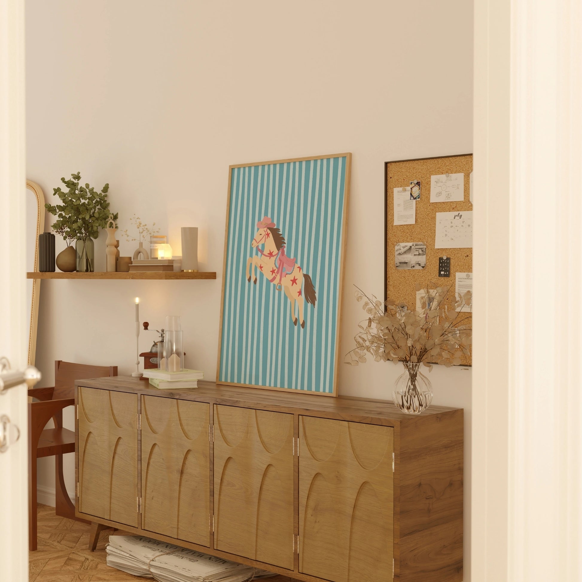 Rodeo Pony Decor Wall Art