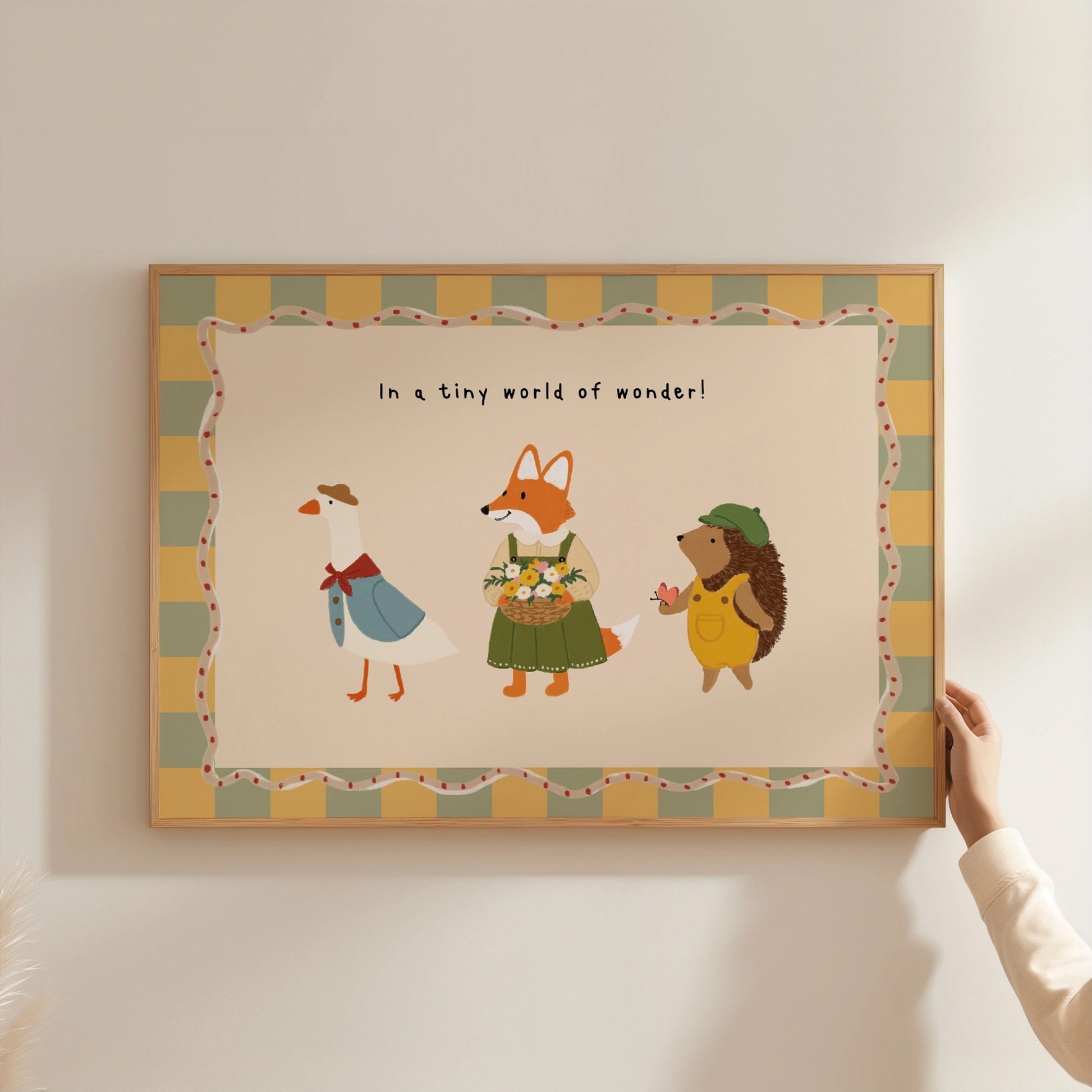 Stampa Animali del bosco per cameretta