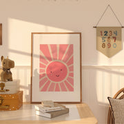Pink Sunshine – Nursery & kids wall art