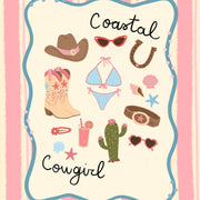 Coastal Cowgirl – Arte de pared costero