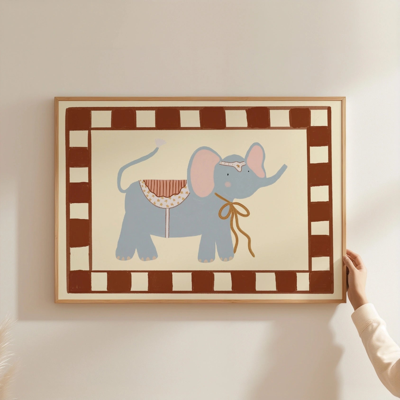 Arte murale vintage del circo