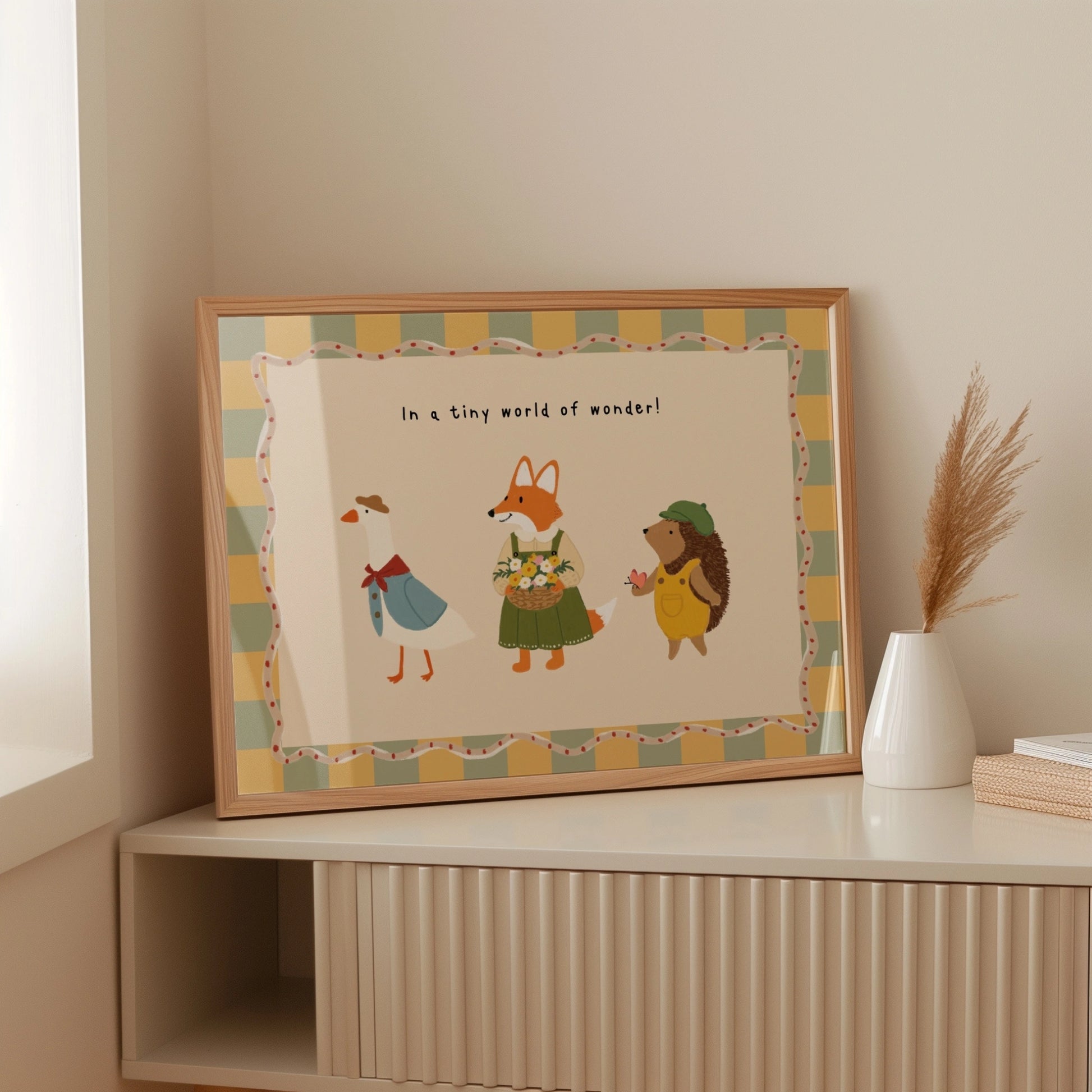 Stampa Animali del bosco per cameretta