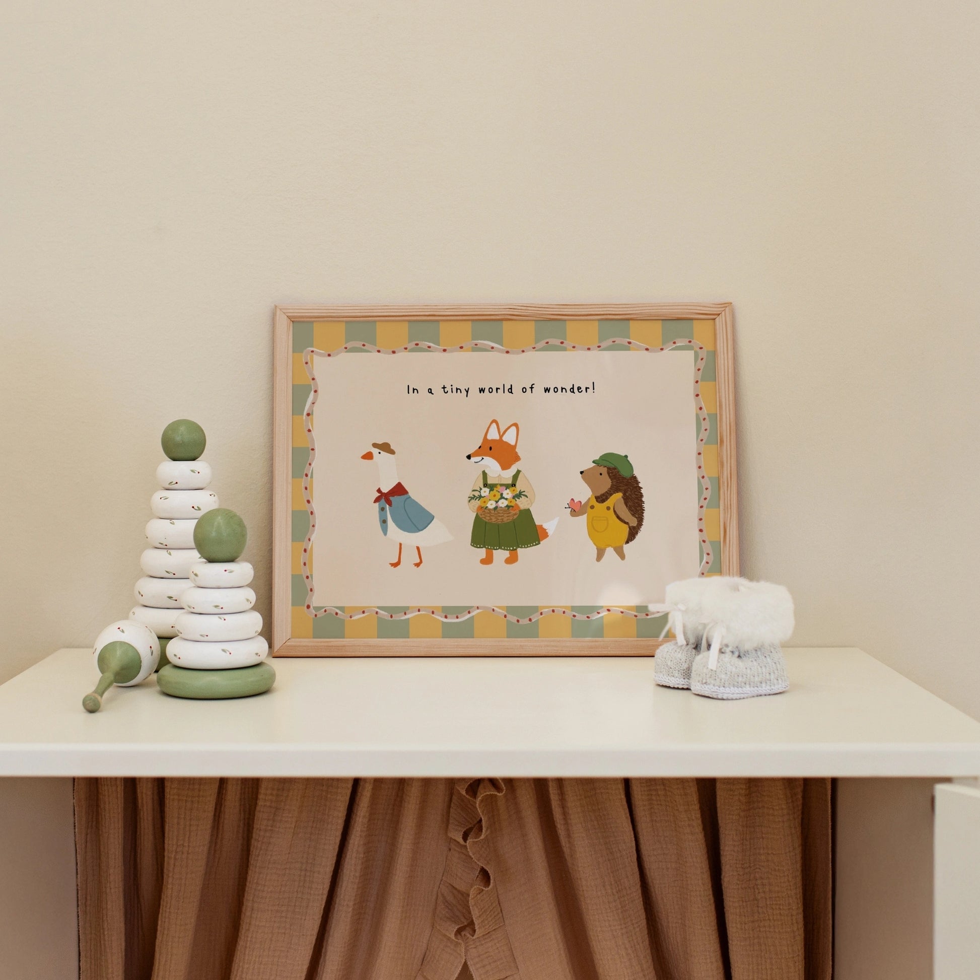 Stampa Animali del bosco per cameretta