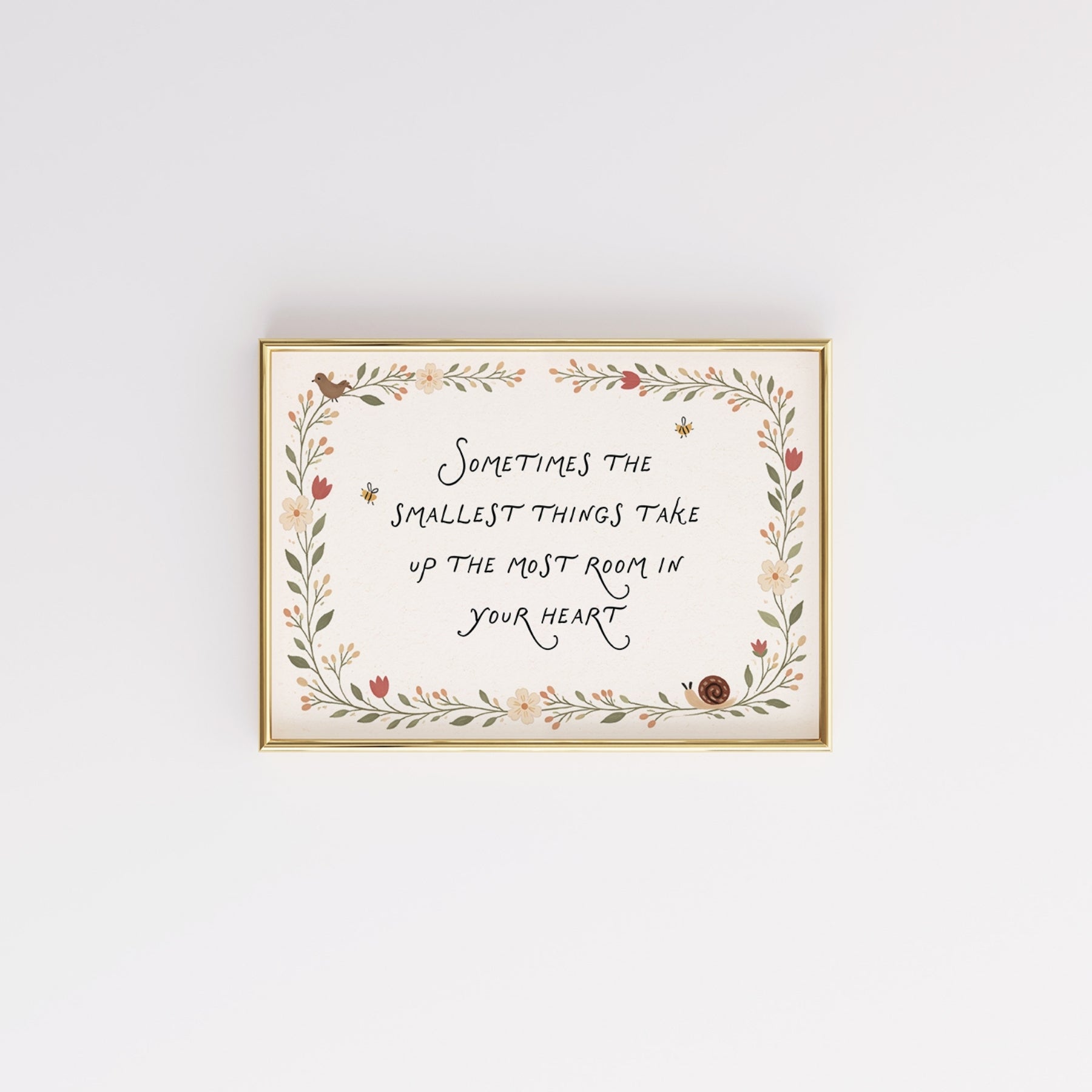 Poster con dolce citazione