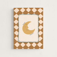 Sweet Dreams Moon Nursery Canvas Print