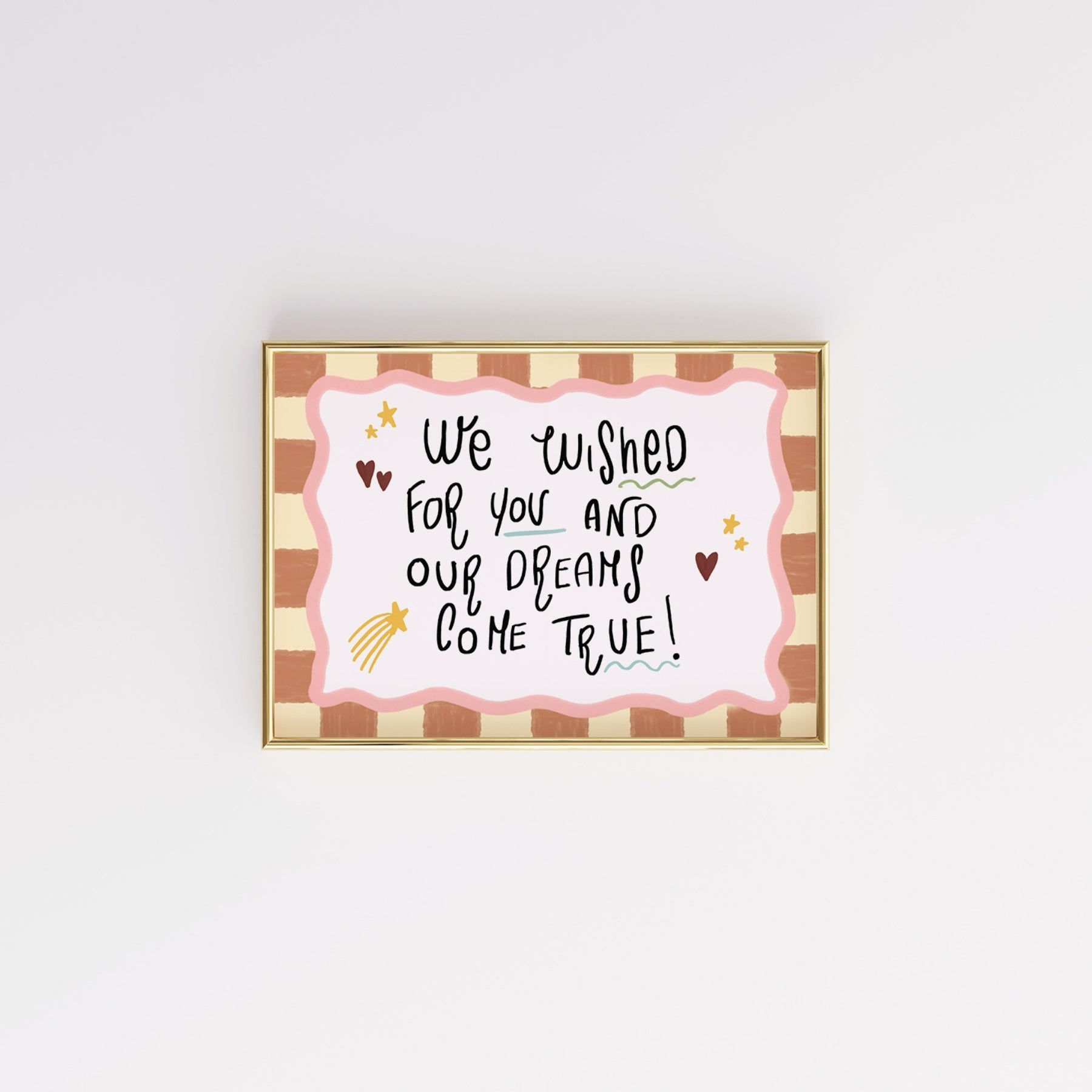 Dreamy Baby Quote Wall Art