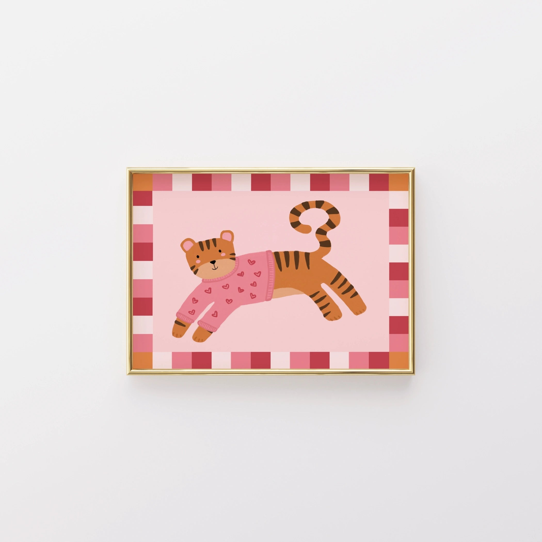 Imprimé pour chambre d'enfant Tigre mignon