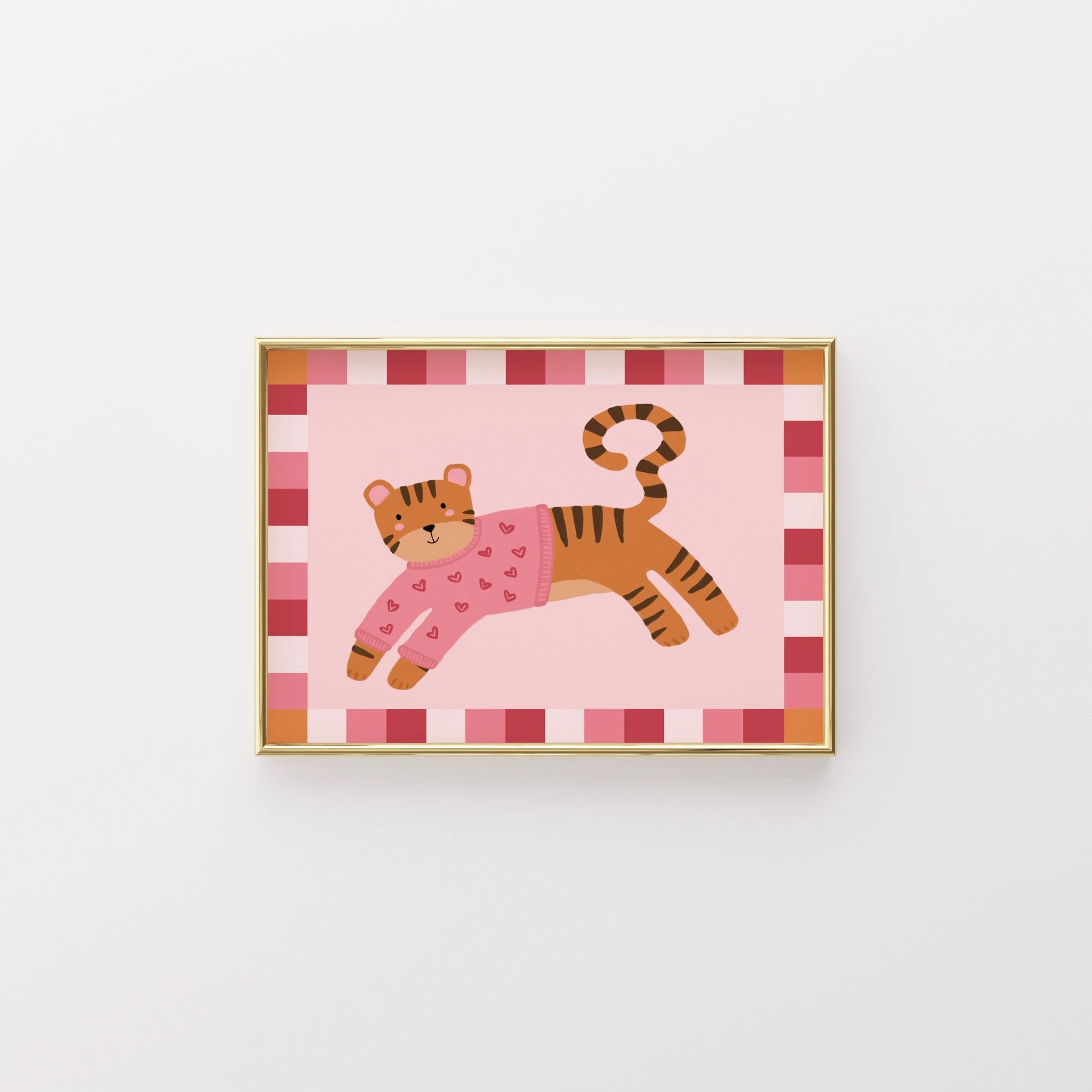 Imprimé pour chambre d'enfant Tigre mignon