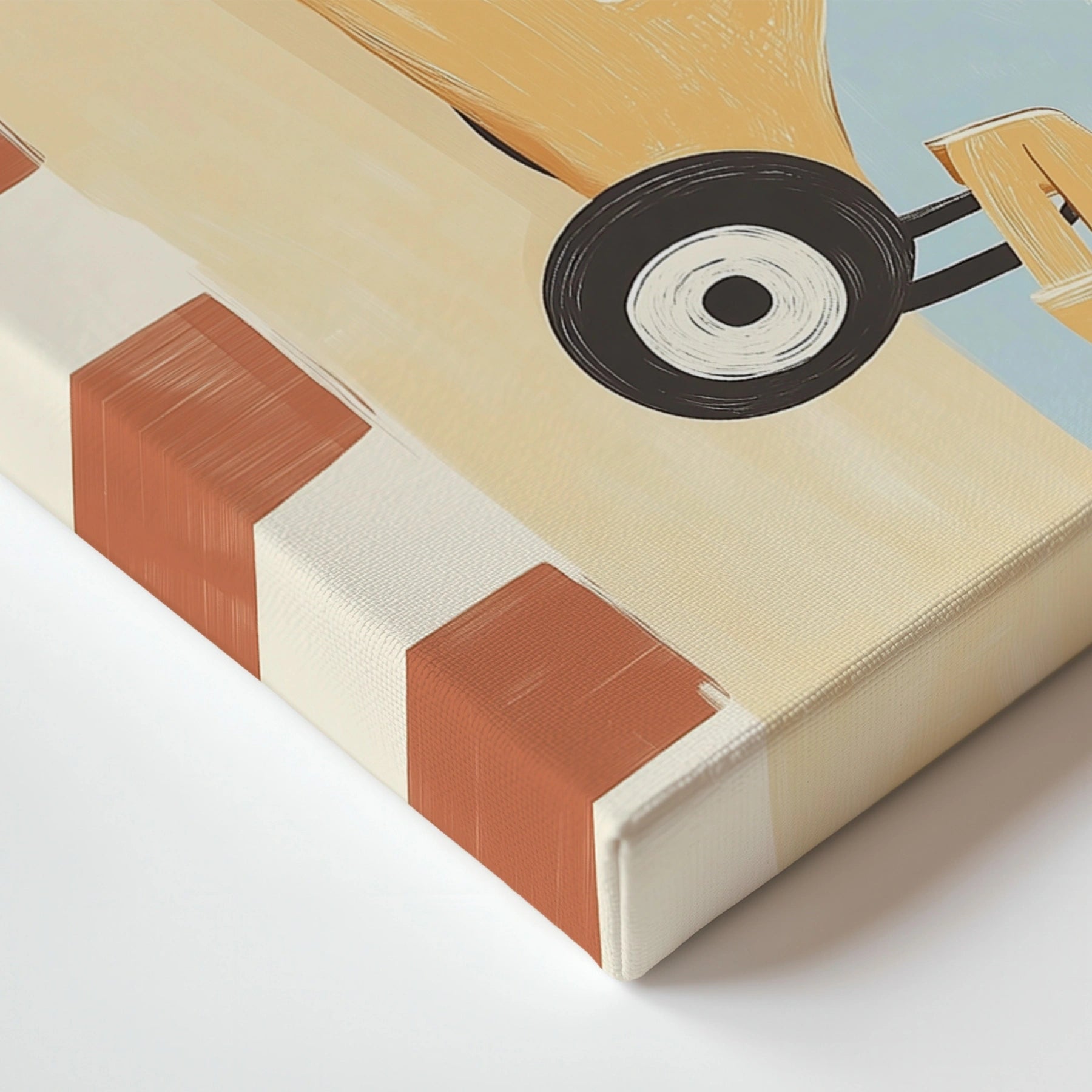 Race Car Nursery Canvas Print