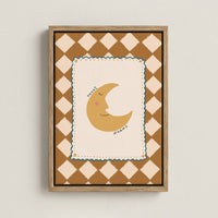Sweet Dreams Moon Nursery Canvas Print