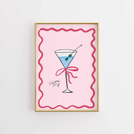 Martini Cocktail Wall Art – Drink Print