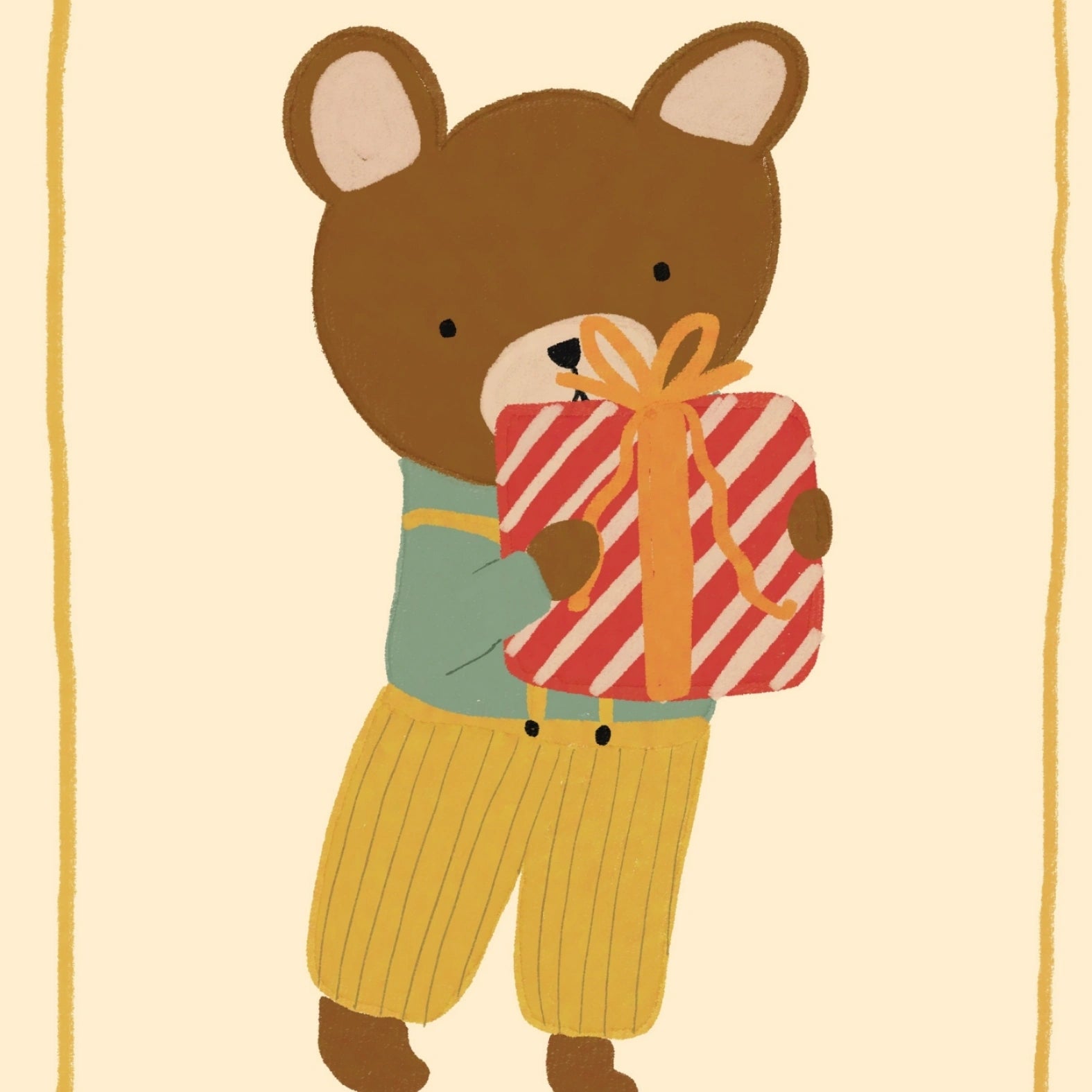 Christmas Bear with Gift