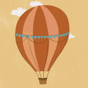 Vintage Hot Air Balloon – Nursery & kids wall art