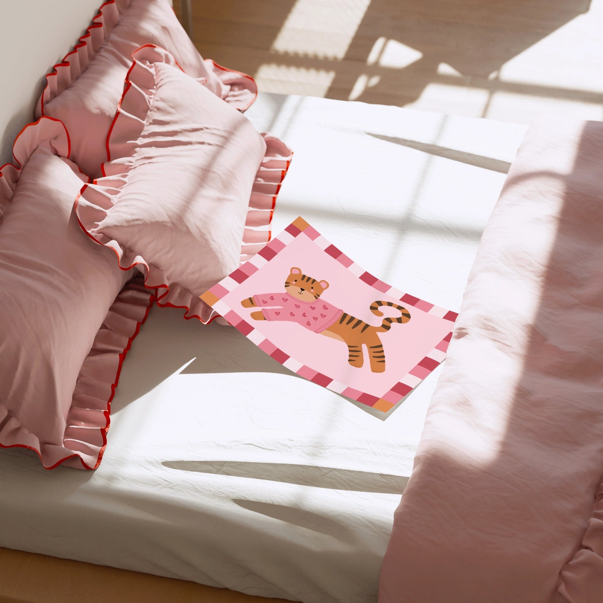 Imprimé pour chambre d'enfant Tigre mignon