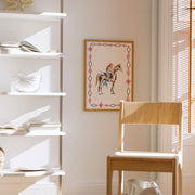 Pink Rodeo Cowgirl – Arte de pared costero