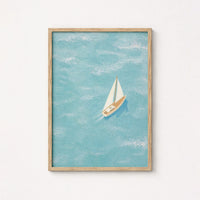 Sailboat Ocean Wall Art