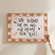 Dreamy Baby Quote – Póster infantil