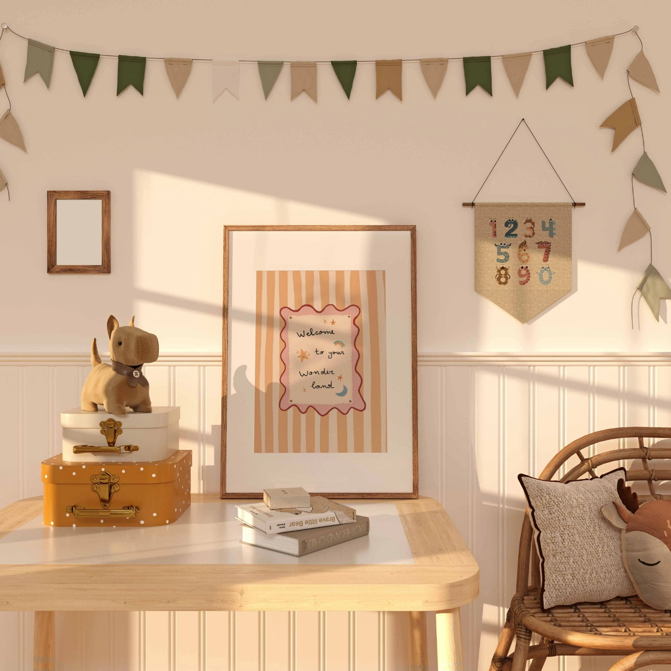 Striped Kids Wall Art