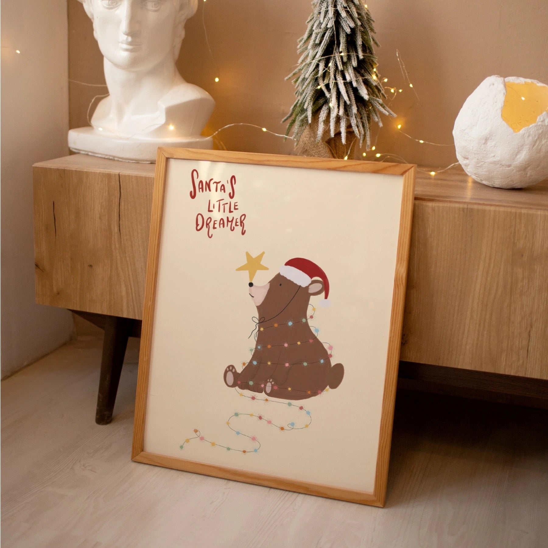 Il piccolo orsetto sognatore di Babbo Natale