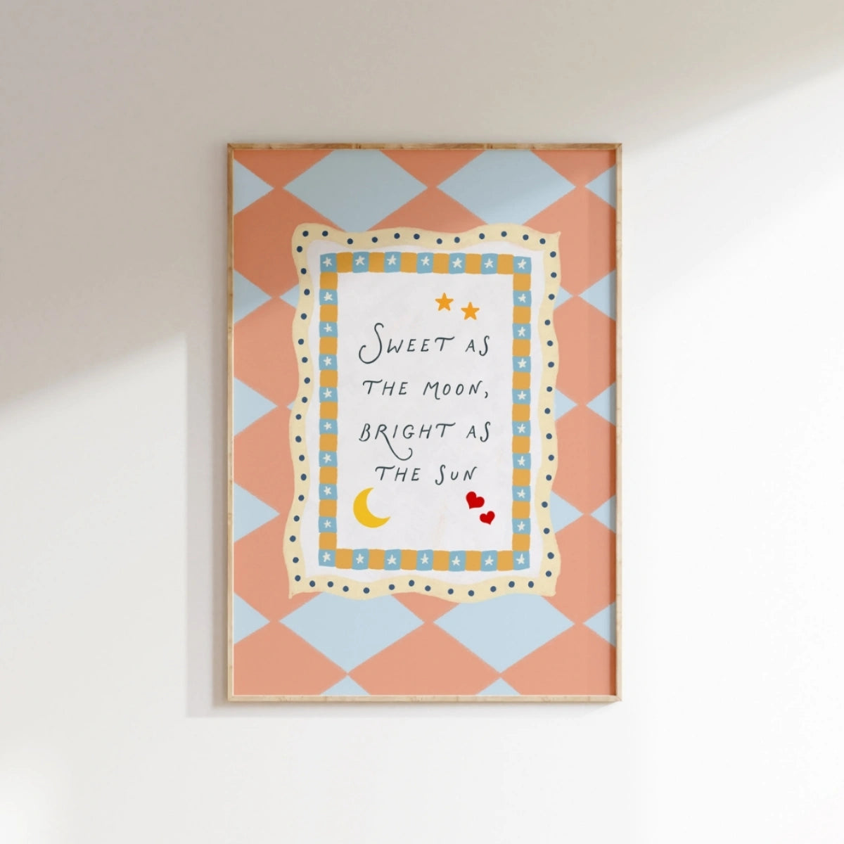 Sweet As The Moon Bright As The Sun, Space Nursery Decor
