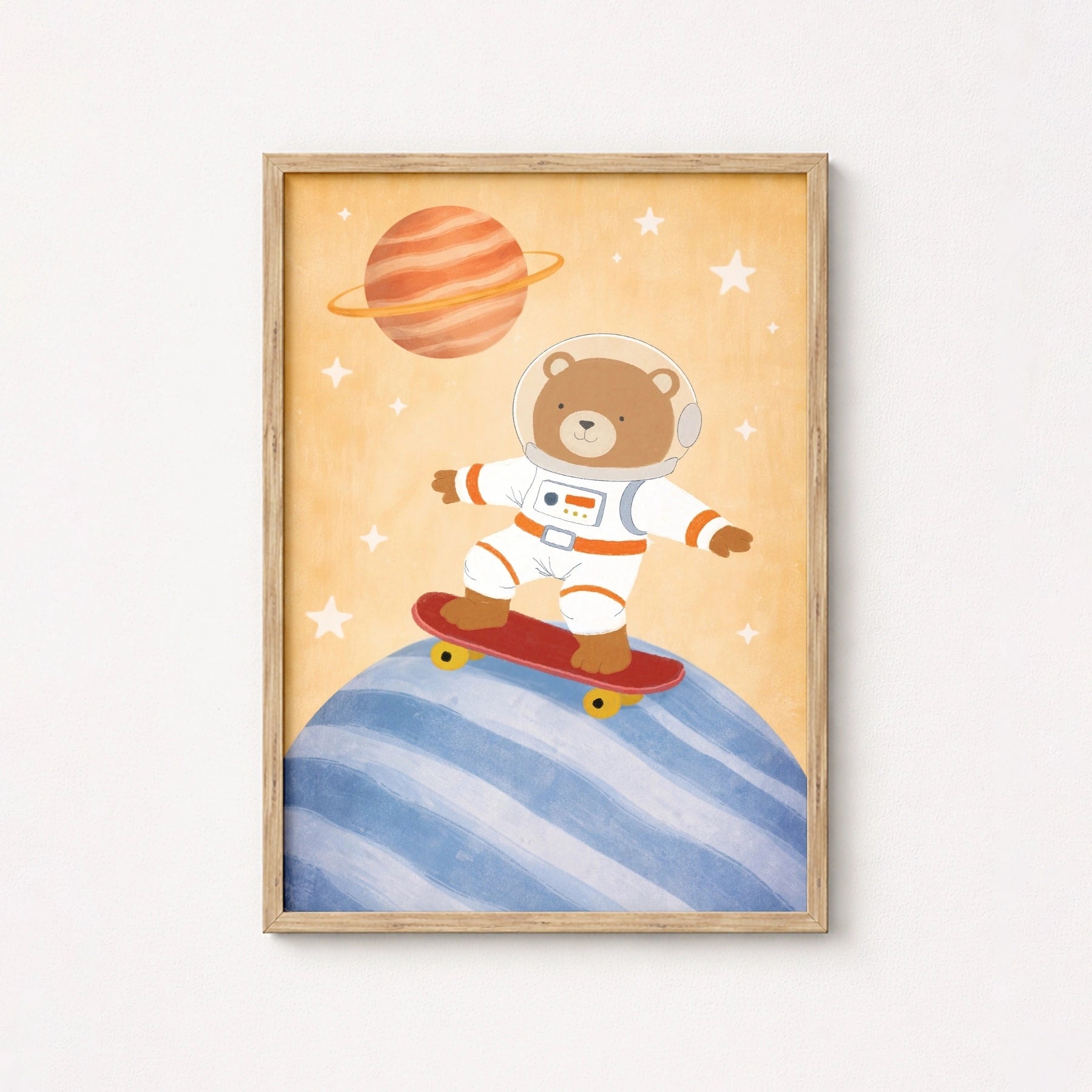 Decorazione camera per bambini dello spazio