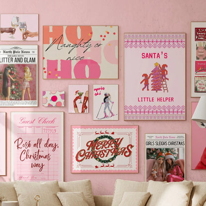 Pink Christmas, over 300 prints
