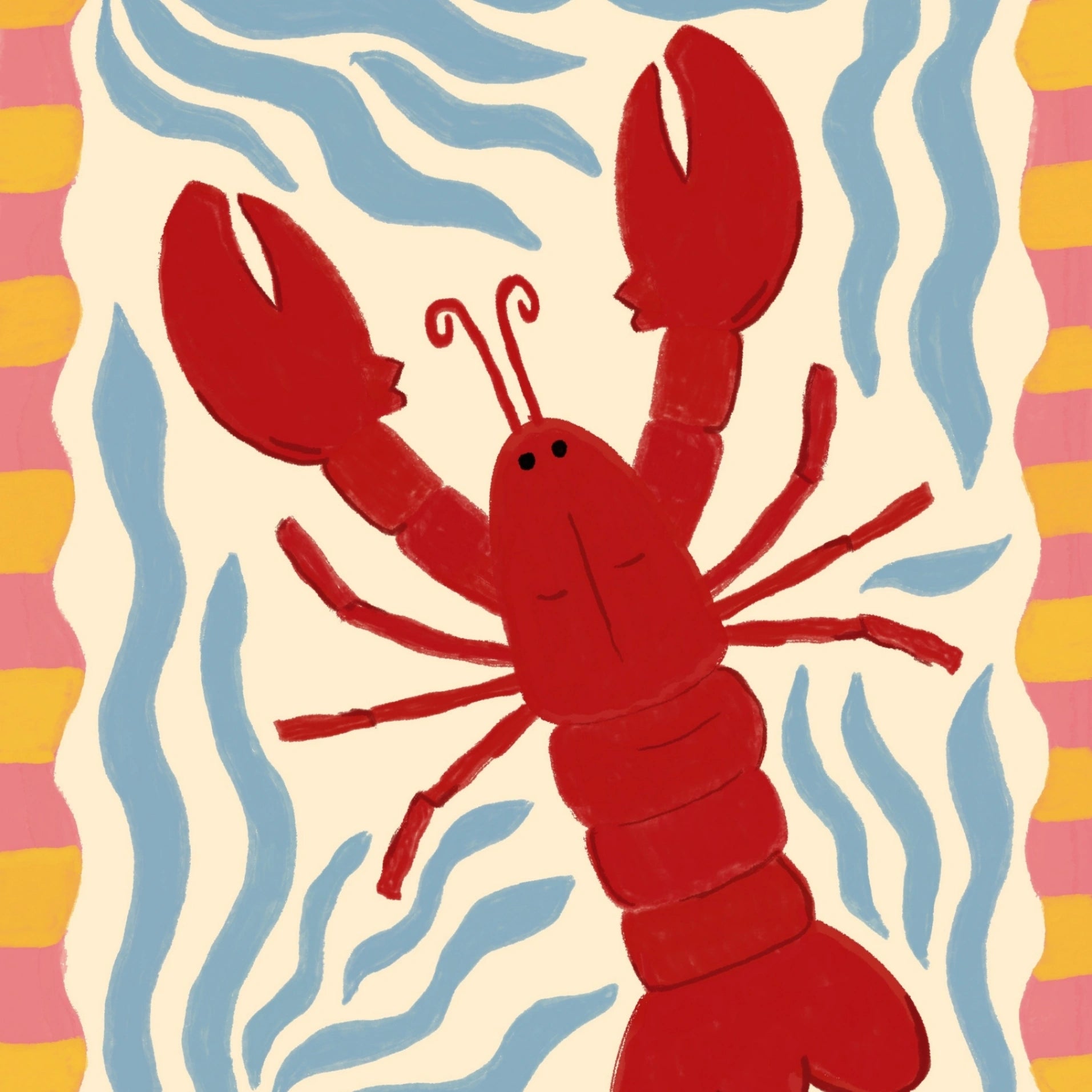 Affiche murale Homard
