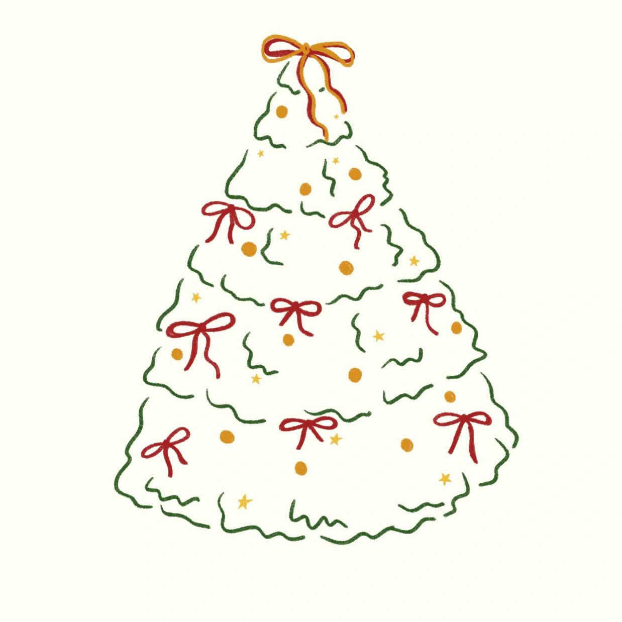 Affiche de l'arbre de Noël