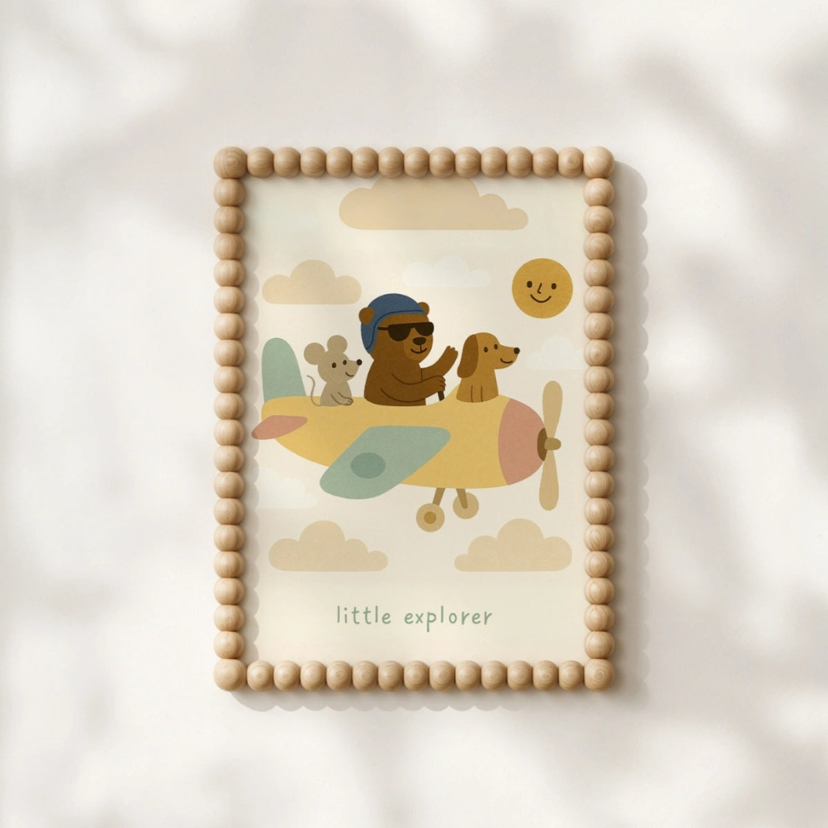 Little Explorer Nursery Print, Colorful Kids Decor