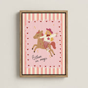 Whimsical Horse – Nursery & Kids Canvas Wall Art