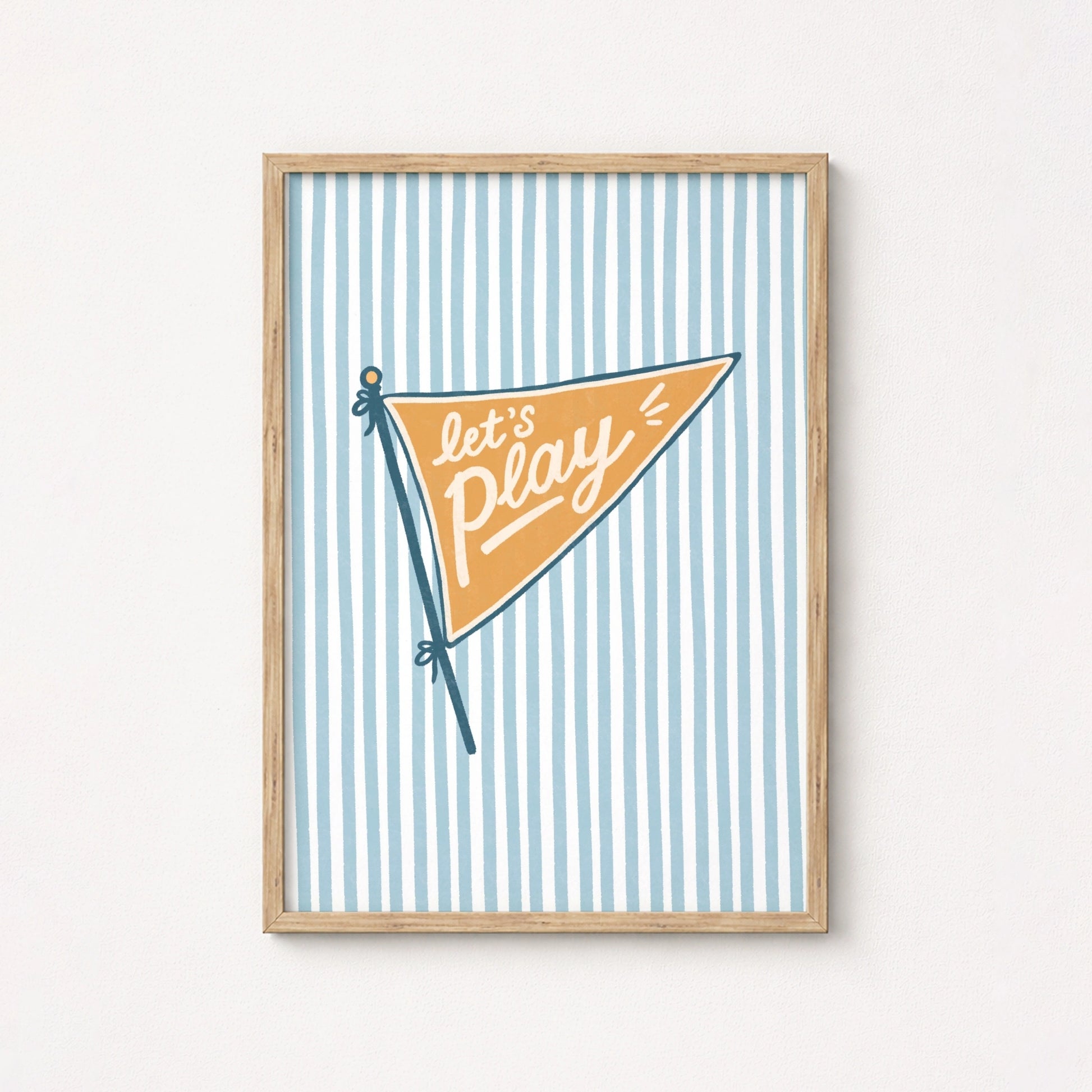 Kids Room Pennant Poster