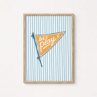 Kids Room Pennant Poster